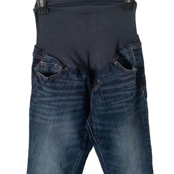 Pre Owned Women’s Old Navy Maternity Full Panel Boot Cut Jeans Sz 4 Classic - Picture 7 of 12
